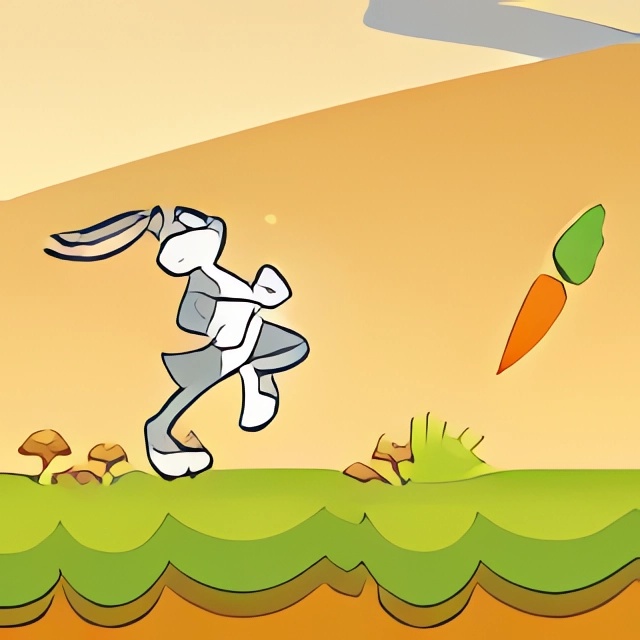 Thỏ Bugs tìm cà rốt