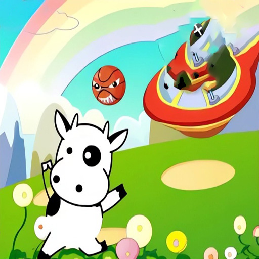 Game Bò sữa tránh bom online Bò sữa tránh bom
