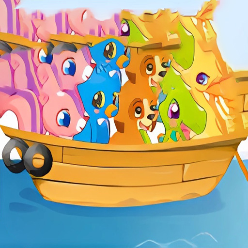 Game Đưa thú qua sông online Đưa thú qua sông