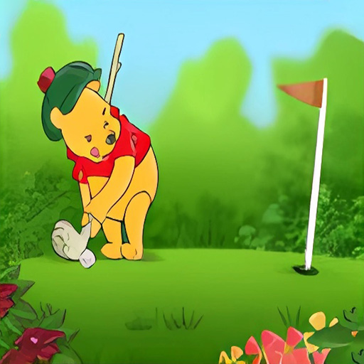 Gấu Pooh đánh golf