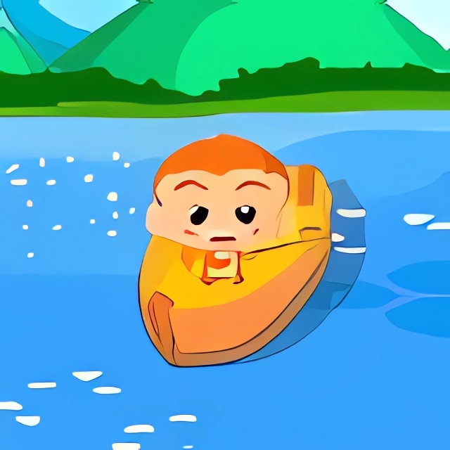 Khỉ chèo thuyền