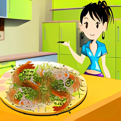 Game Tôm chiên tỏi online Tôm chiên tỏi